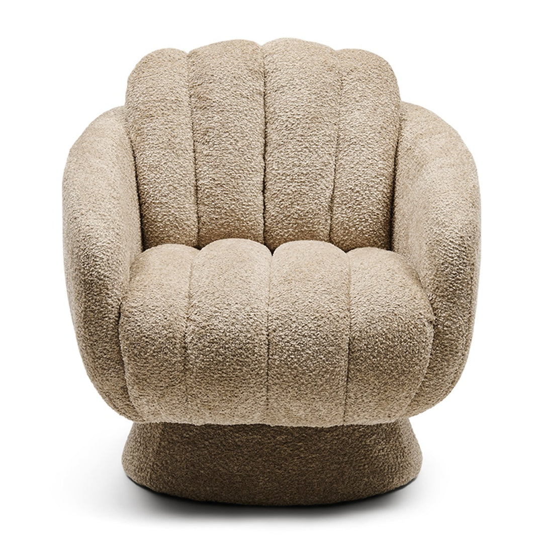 Rivièra Maison Scotia Swivel Armchair Vintage Velvet Sterling Silver