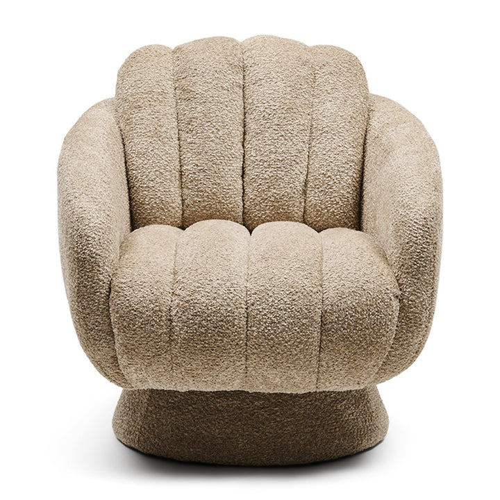 Rivièra Maison Scotia Swivel Armchair Vintage Velvet Sterling Silver