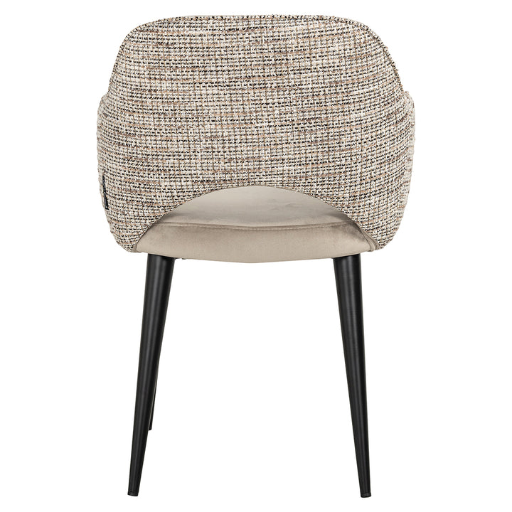 Armchair Giovanna trendy nature/quartz khaki fire retardant (Be Trendy 01 Nature)