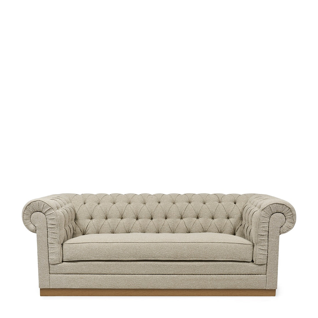 Crescent Sofa; Mountain Weave Dune Sand