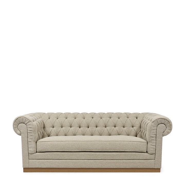 Crescent Sofa; Mountain Weave Dune Sand