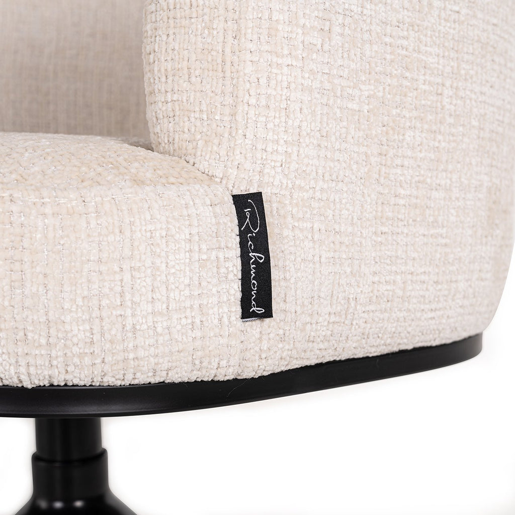 Swivel chair Cheyenne beige chenille (Niagara 902 beige Chenille)