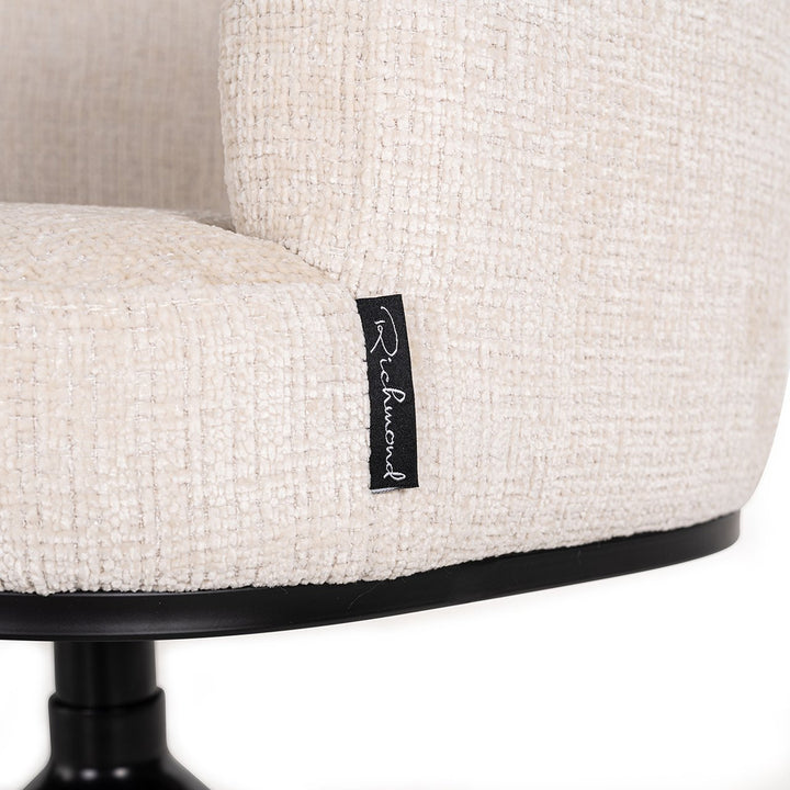Swivel chair Cheyenne beige chenille (Niagara 902 beige Chenille)