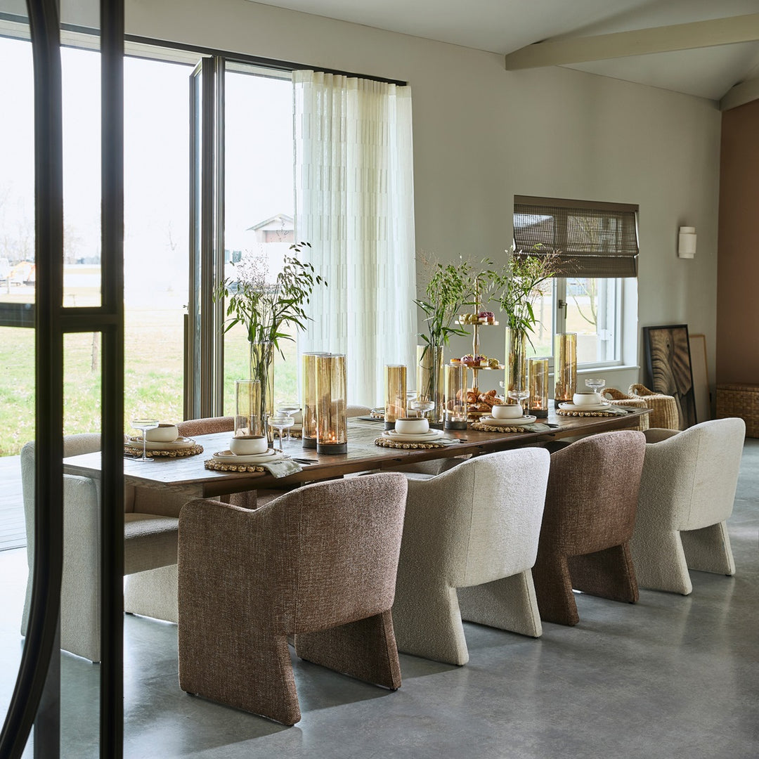 Rivièra Maison Napoli Dining Armchair Brown