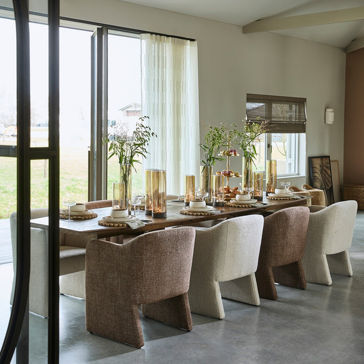 Rivièra Maison Napoli Dining Armchair Brown