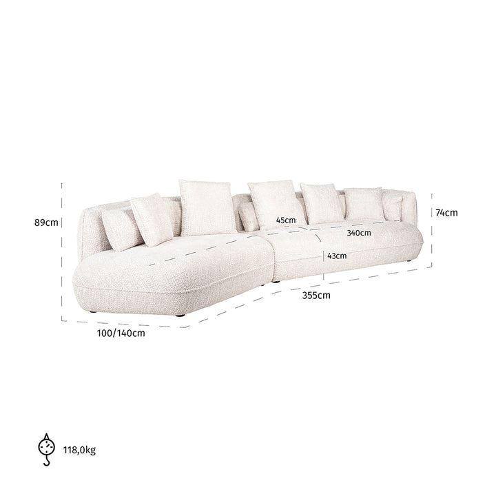 Richmond Interiors Sofa Rodina - Be Lovely Cream