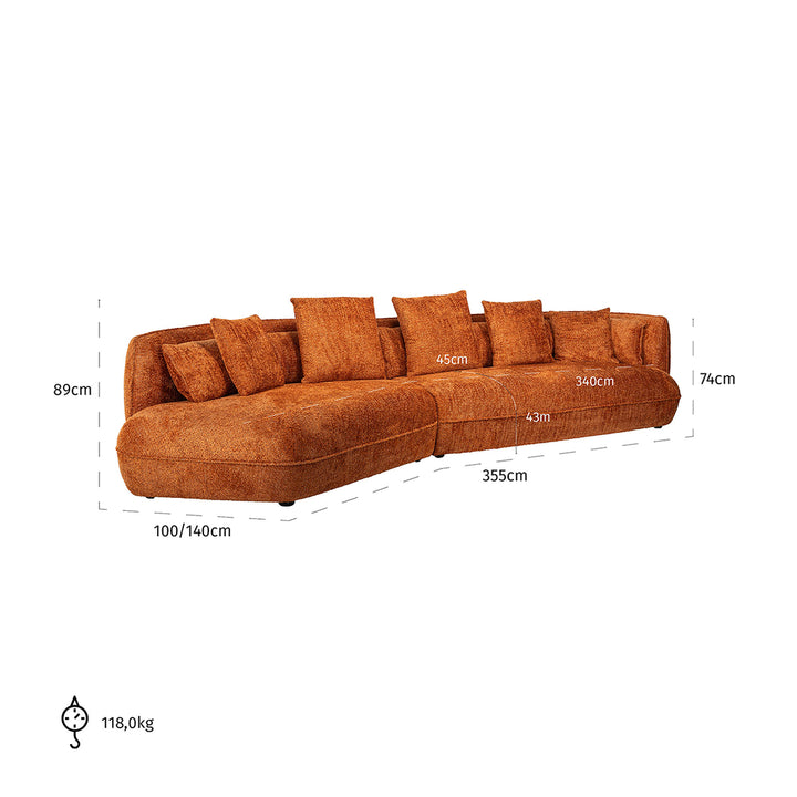 Sofa Rodina beautiful pumpkin (Be beautiful 51 pumpkin)