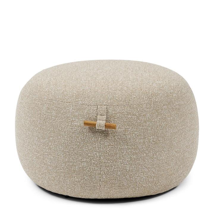 Aspen Footstool, Mountain Weave Dune Sand