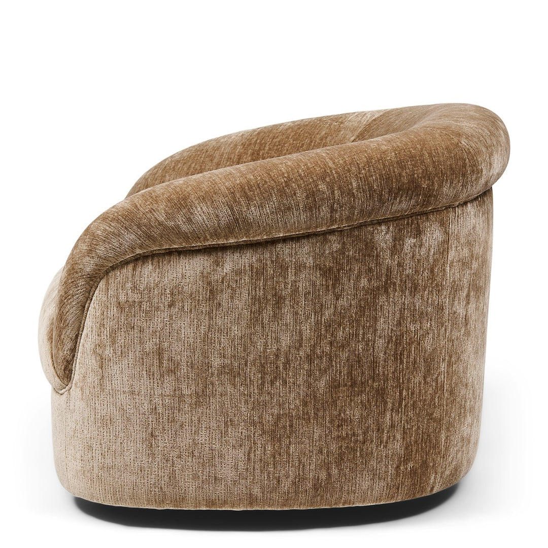Cortona Swivel Armchair Mochaccino