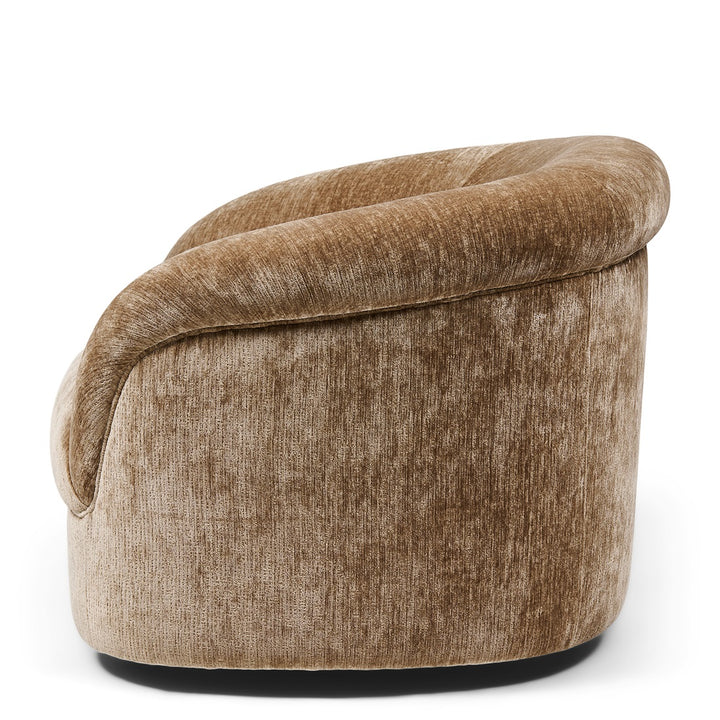 Cortona Swivel Armchair Mochaccino