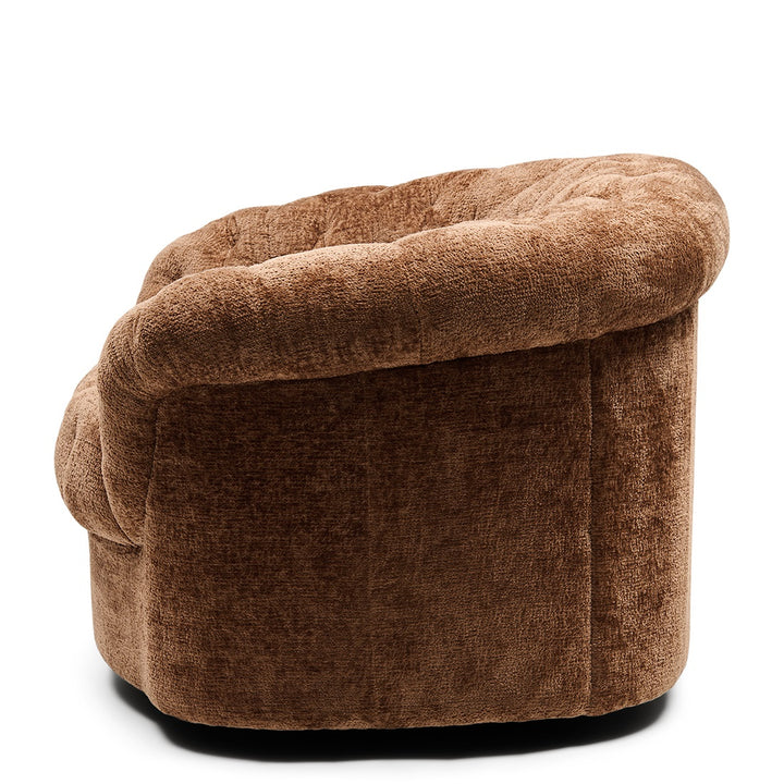Rivièra Maison Palma Drehsessel Mélange Weave Cognac