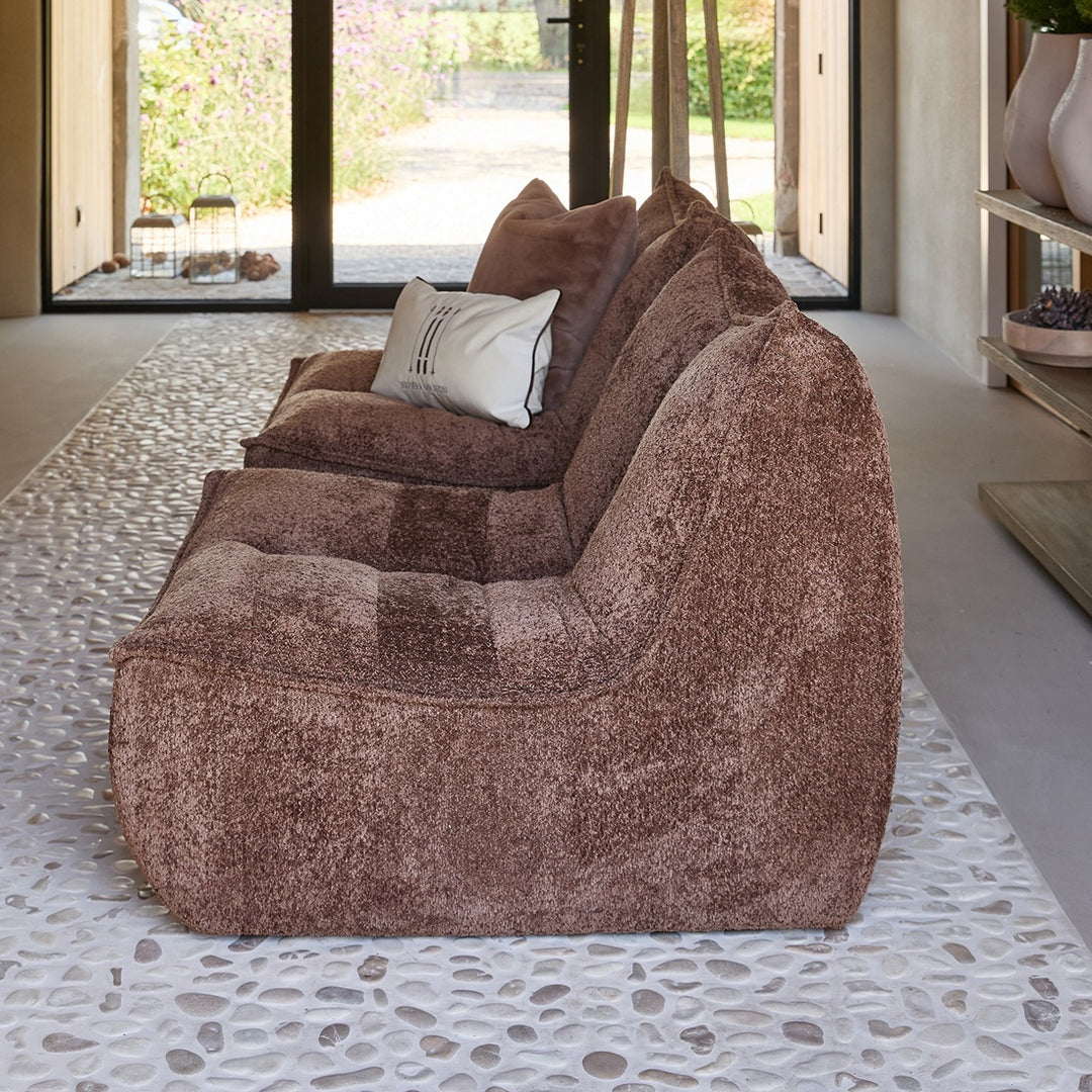 Accent Chair; Manhattan Weave Umber Brown