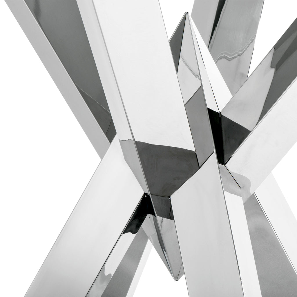 Eichholtz Esstisch Triumph - Polierter Edelstahl