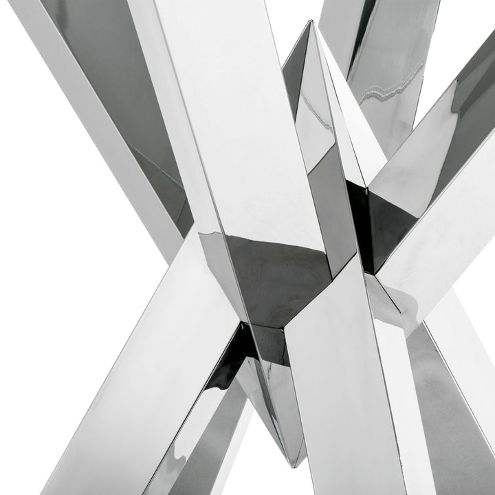 Eichholtz Esstisch Triumph - Polierter Edelstahl