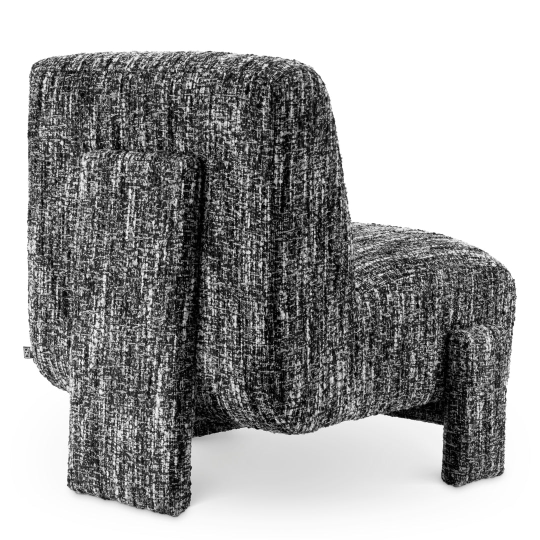 Eichholtz Fauteuil Rockdale - Bouclé Sonata Black