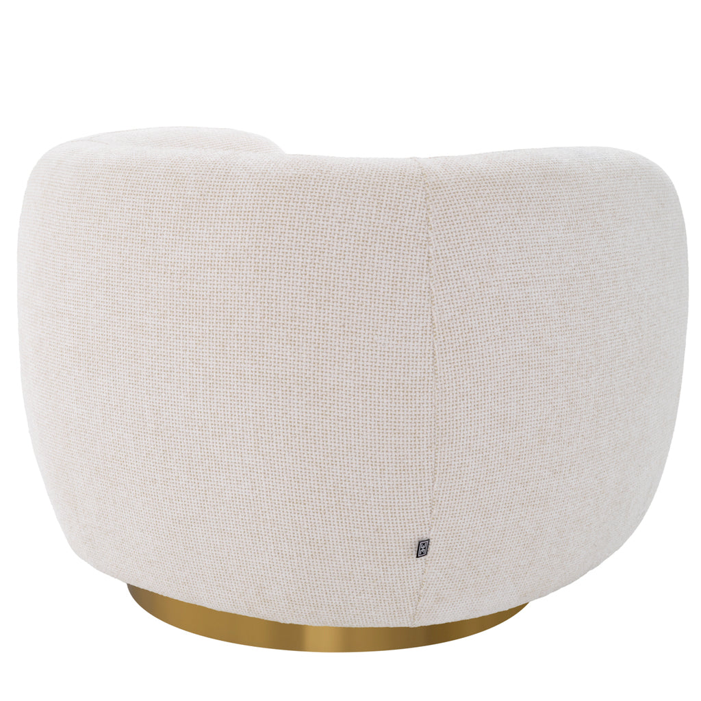 Eichholtz Draaibare fauteuil Roxy - Lyssa Off-White