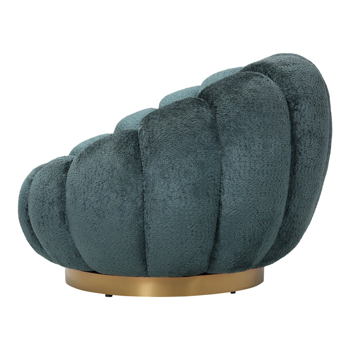 PTMD Daisy Armchair Teal Euphoria