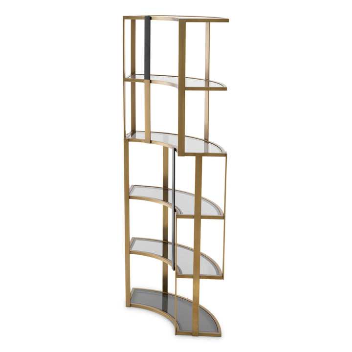 Eichholtz Cabinet Clio Corner - Brushed brass finish