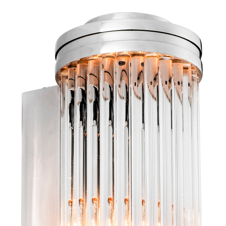 Eichholtz Wandlamp Gascogne L Nikkel – afbeelding 3