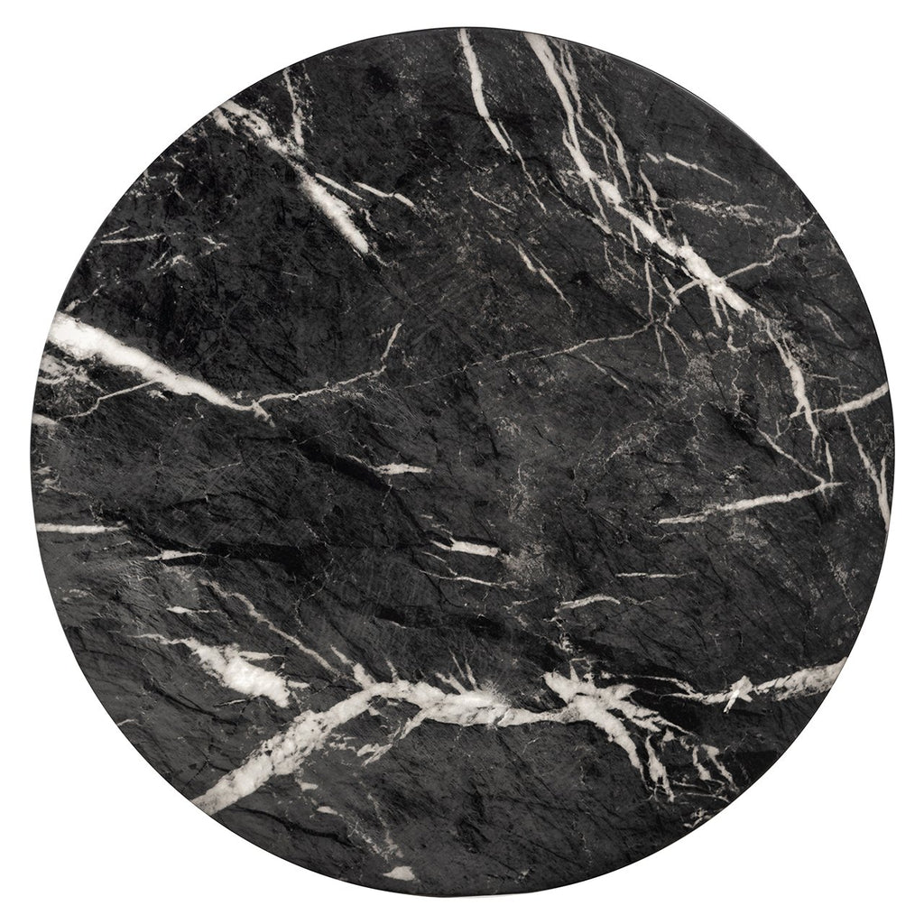 Side table Bosco faux black marble (Black)