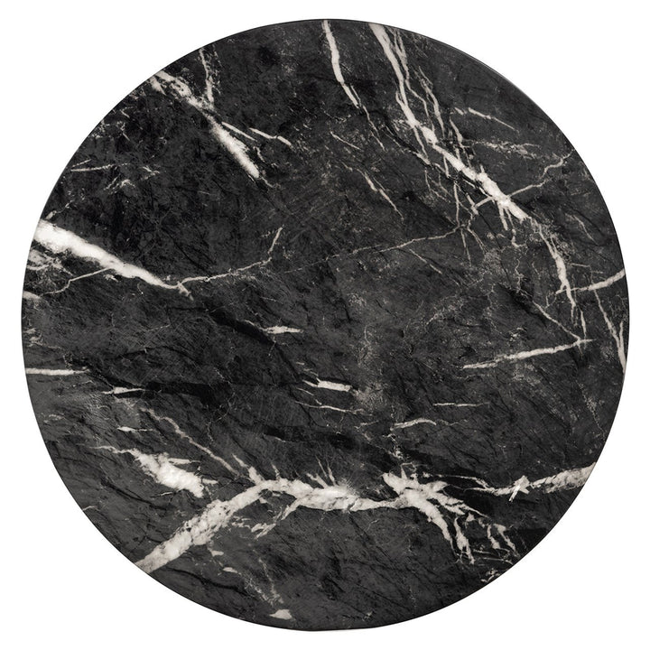 Side table Bosco faux black marble (Black)