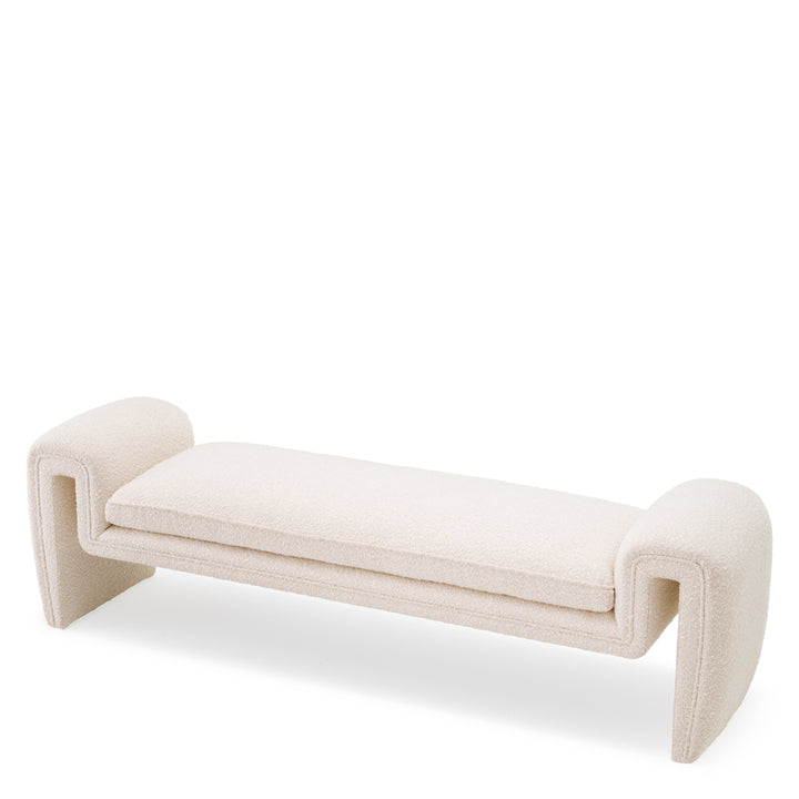 Eichholtz Bench Tondo L - Bouclé Cream