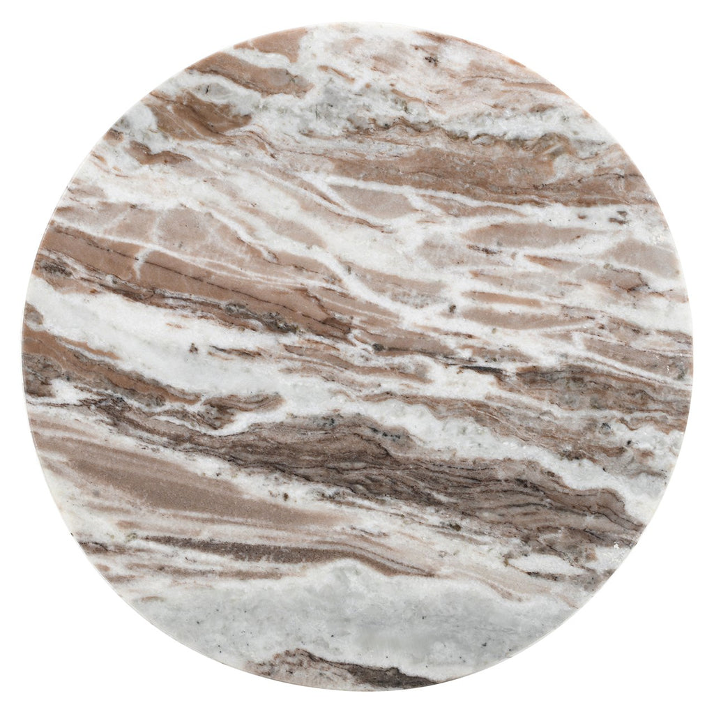 Side table Oberoy 45Ø (Brown)