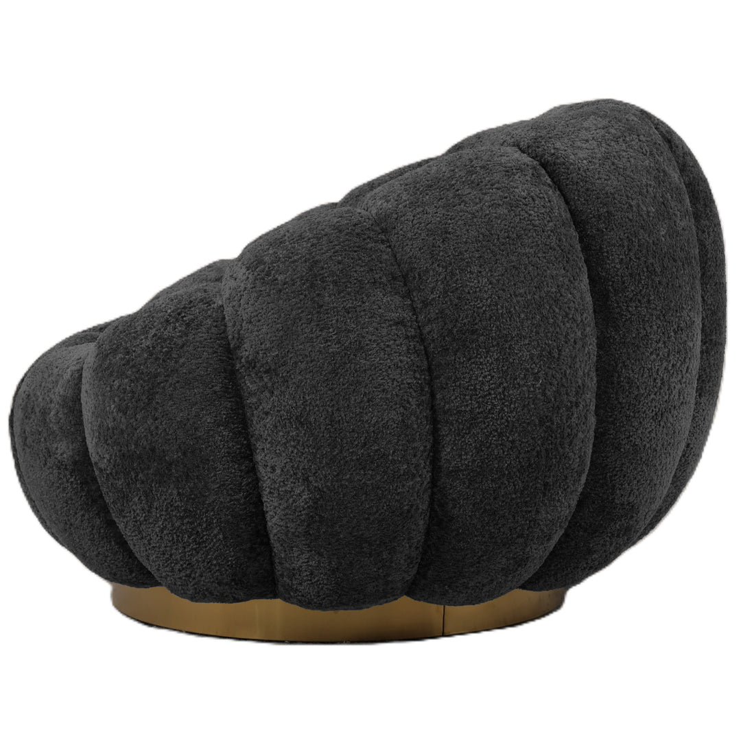 PTMD Daisy Armchair Anthracite Euphoria