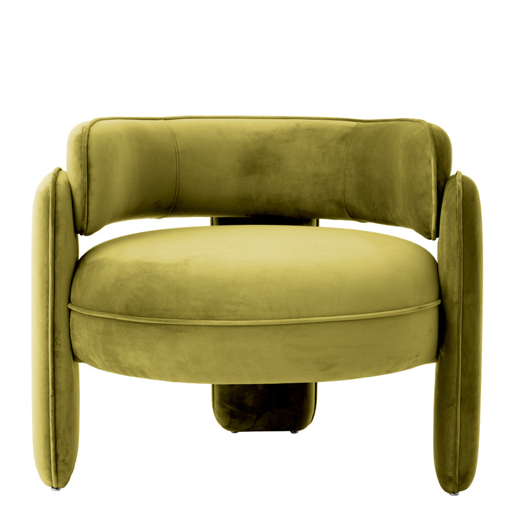 Eichholtz Fauteuil Chaplin - Savona vintage green velvet