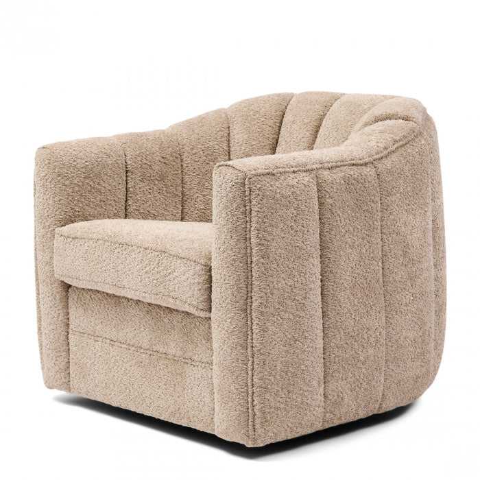 Rivièra Maison St. Lewis Draaifauteuil,Manhattan Weave Soft Walnut