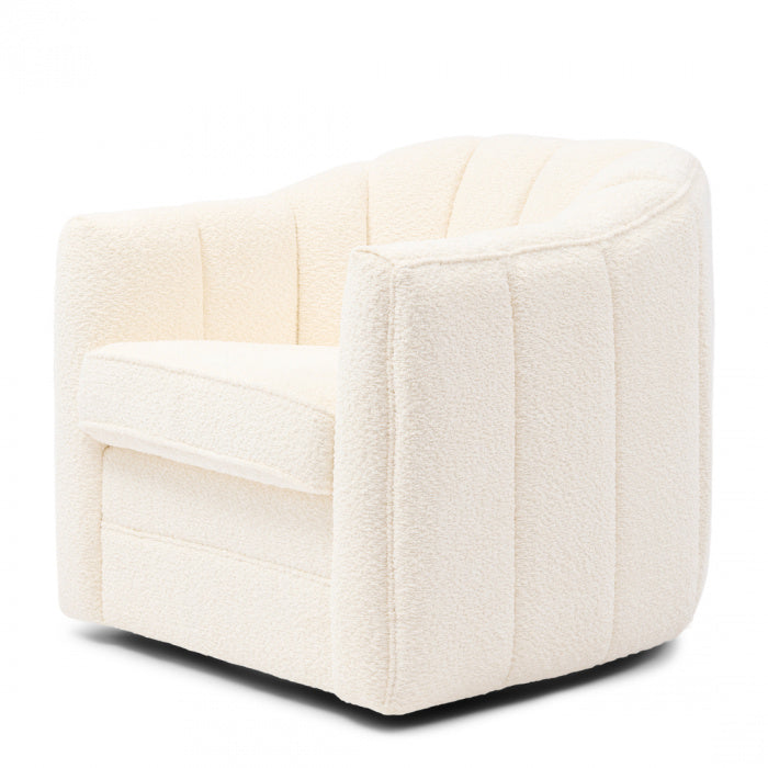 Rivièra Maison St. Lewis Draaifauteuil,Manhattan Weave Ivory White