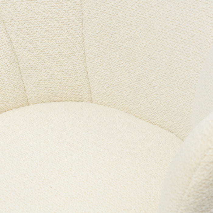 Riviera Maison Drehbarer Esszimmerstuhl Carnaby Elfenbeinweiß 