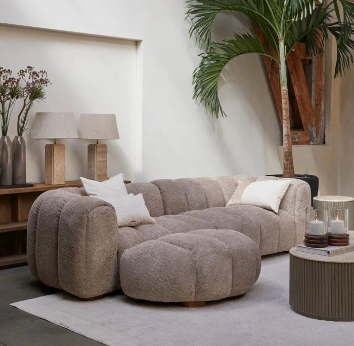 Vicenza Lounge-Sofa 3,5S Natur