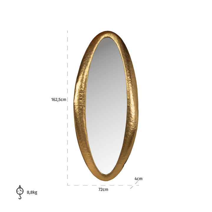 Mirror Belia gold