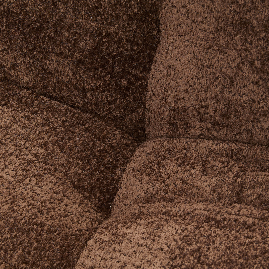 Accent Chair; Manhattan Weave Umber Brown