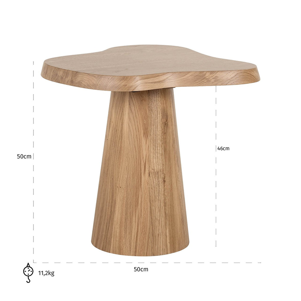 Side table Riva (natuurlijk eiken)