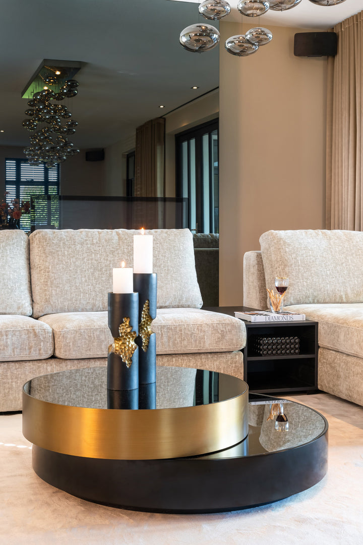 Alexander Jones black/gold coffee table (Slice)