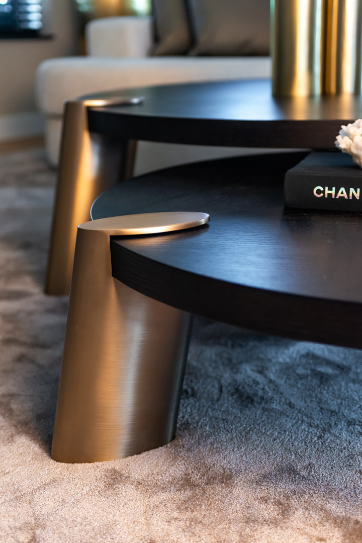 Alexander Jones charcoal coffee table (Brody) (Set of 2)