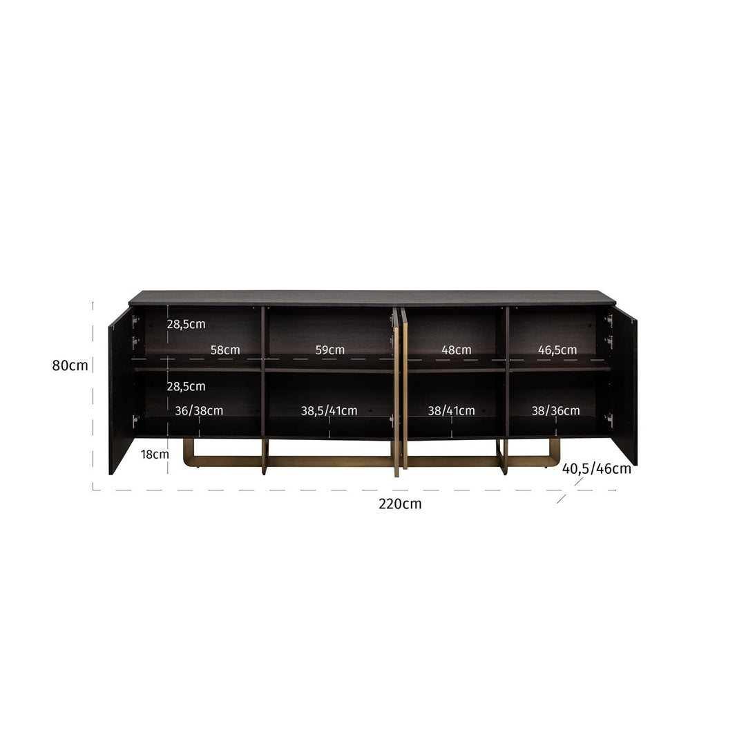 Dressoir Alexander Jones charcoal (Dax)
