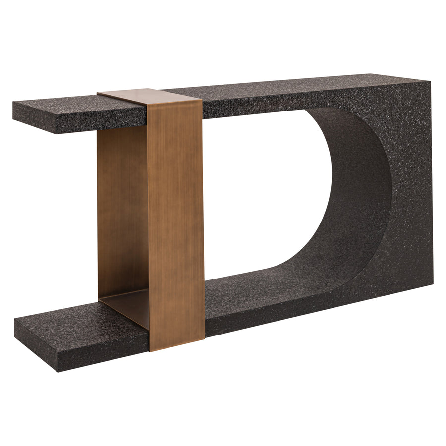 Richmond Wandtafel Alexander Jones zwart en goudkleurig - productweergave | CéJor Wonen
