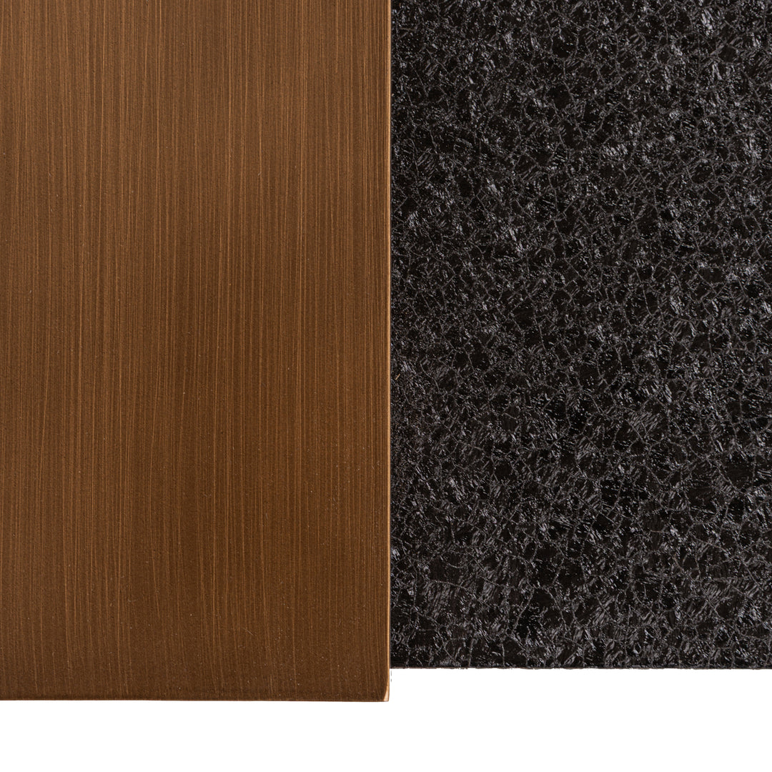 Richmond Wandtafel Alexander Jones zwart en goudkleurig - detail | CéJor Wonen