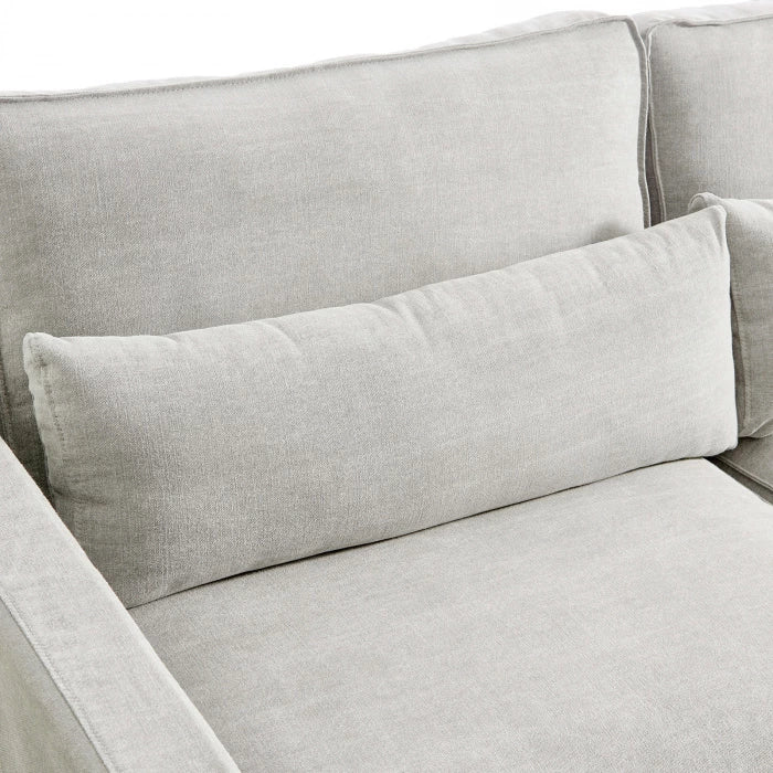 Rivièra Maison Chaise Longue Bank Rechts Brompton Cross Ash Grey