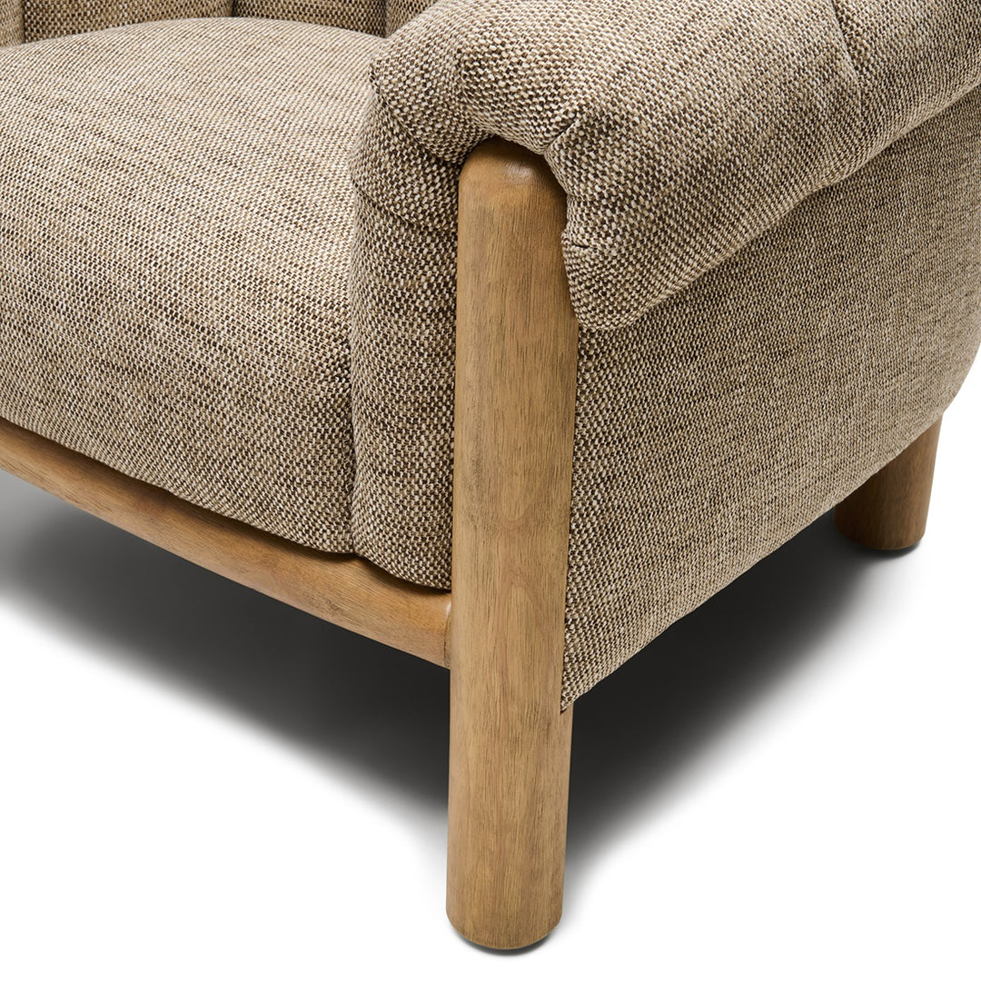 Rivièra Maison Rafal Lounge Sessel Two-Tone Weave Hellbraun