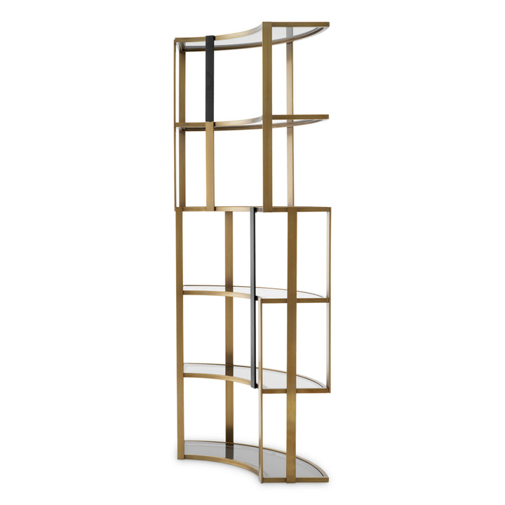 Eichholtz Cabinet Clio Corner - Brushed brass finish