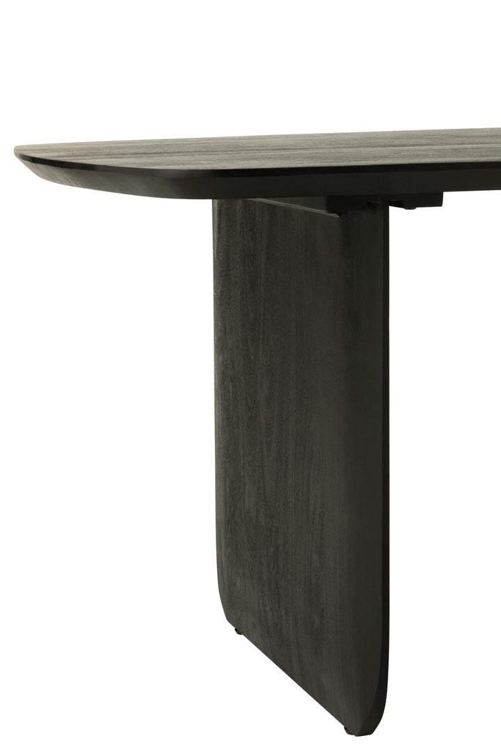 J-Line Dining Table Acacia Wood Black