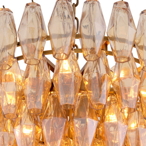 Eichholtz Kroonluchter Benini S - Amber Glass