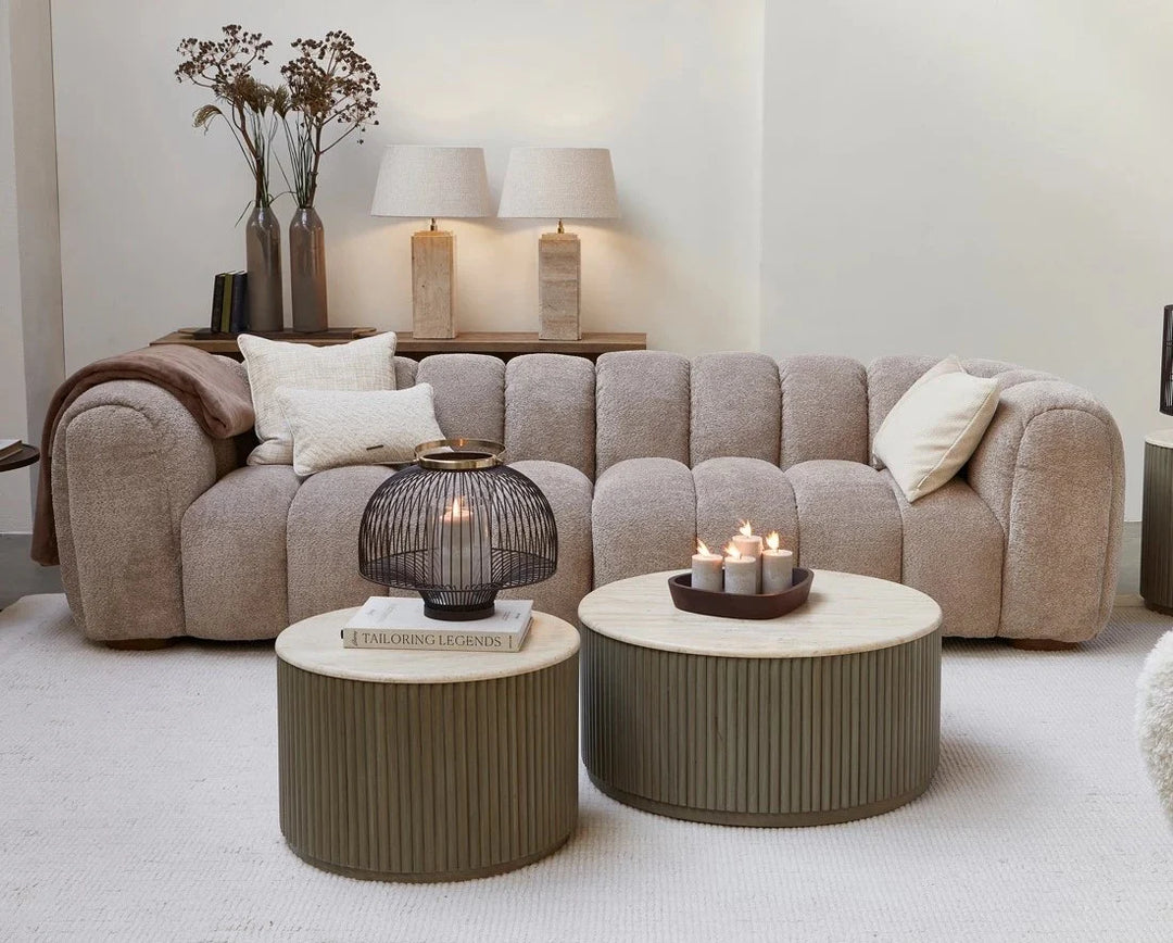 Vicenza Lounge-Sofa 3,5S Natur