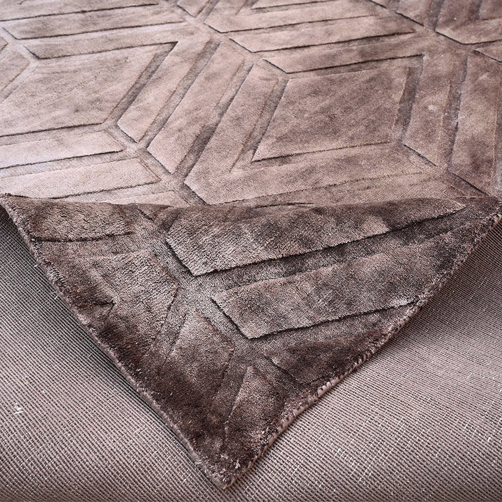 Tapijt Yoeri donkerbruin 200x300 (Bruin)