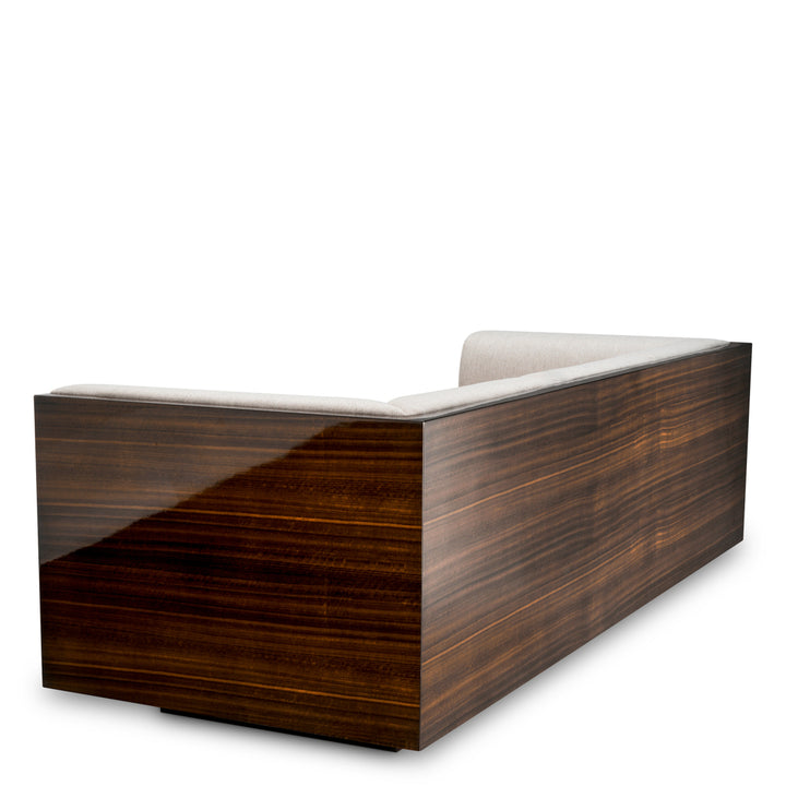 Eichholtz Sofa Sebastian - High Gloss Eucalyptus Veneer