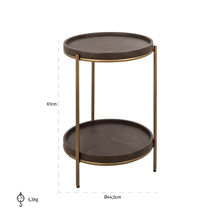 Side table Zillon (Bruin)